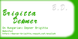 brigitta depner business card